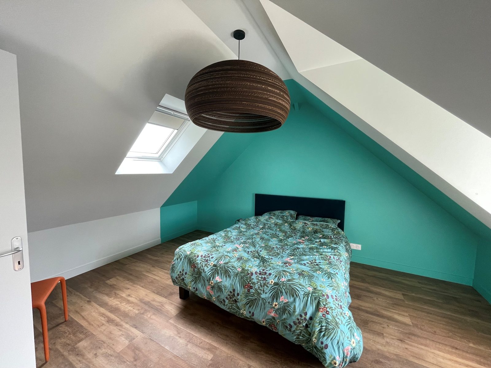 Combles aménagés en chambre